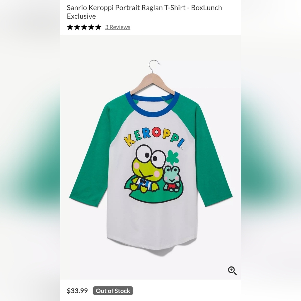 Sanrio Kerropi BoxLunch Shirt